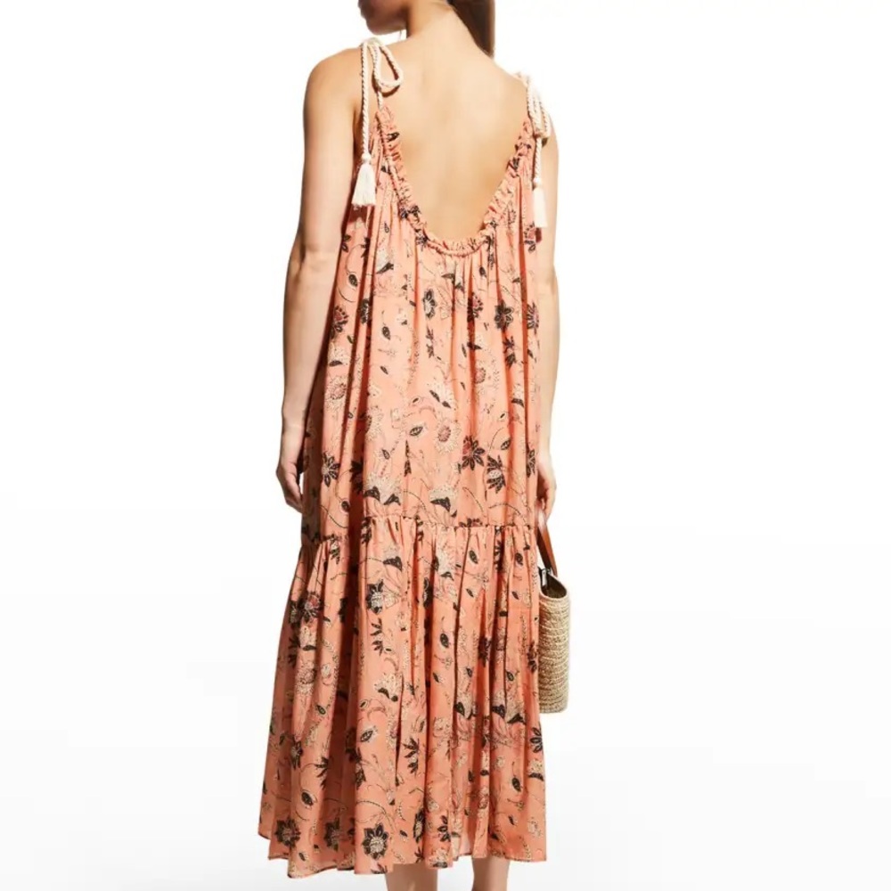 Cari Shoulder-Tie Maxi Beach Dress - Picture 4 of 5